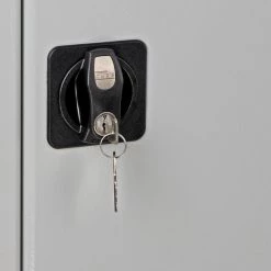 Brandneu 🔥 ADB Stahlschrank XL-B (BxHxT) 1100 X 1920 X 380 In Verschiedenen Farben, Farbe:lichtgrau 🔥 -Günstiges Adb Geschäft unnamed file 1002