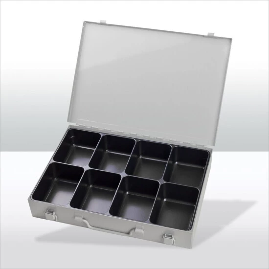 Neu 👍 ADB Werkzeugkofferset M.8-fach Einteiler ,RAL 7035 🤩 2 Neu 👍 ADB Werkzeugkofferset M.8-fach Einteiler ,RAL 7035 🤩 – Bild 2