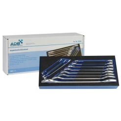 Budget 🎁 ADB Doppelmaulschlüssel-Set 11-teilig, Ideal Für ADB Werkstattwagen 💯