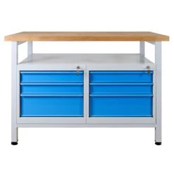 Rabatt ❤️ ADB Werkbank 'PREMIUM' In Verschiedenen Ausführungen, (B X H) 120 X 84 Cm, Ausführung:6 Schubladen 🧨