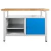 Top 10 👏 ADB Werkbank Werktisch Mit 1 Tür Und 1 Regalteil 1200x600x840 Mm Grau ✨