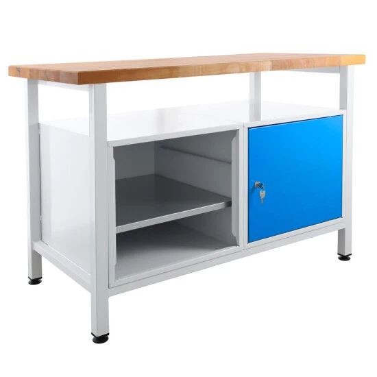 Top 10 👏 ADB Werkbank Werktisch Mit 1 Tür Und 1 Regalteil 1200x600x840 Mm Grau ✨ 2 Top 10 👏 ADB Werkbank Werktisch Mit 1 Tür Und 1 Regalteil 1200x600x840 Mm Grau ✨ – Bild 2