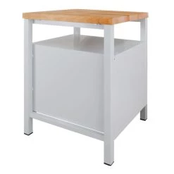 Coupon ❤️ ADB Werkbank Werktisch Arbeitstisch Mit Holz Arbeitsplatte Und Tür 600x600x840 Mm 🧨 -Günstiges Adb Geschäft unnamed file 1181