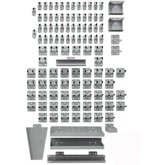 Bester Verkauf ✔️ ADB Hakensortiment Für Lochwand Werkzeugwand 110 Teilig Lichtgrau RAL 7035 😍 5 Bester Verkauf ✔️ ADB Hakensortiment Für Lochwand Werkzeugwand 110 Teilig Lichtgrau RAL 7035 😍 – Bild 5