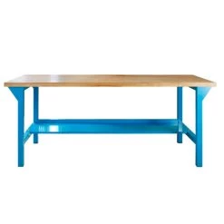 Bester Verkauf 🛒 ADB Werkbank/Werktisch PROFI 2000 Aus Buchenholz Und Stahl, Lichtblau 🎉 -Günstiges Adb Geschäft unnamed file 1235