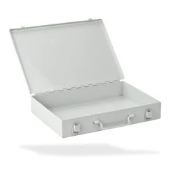 Brandneu 👏 ADB Stahlblechkasten Ohne Einlage, Grau 🌟