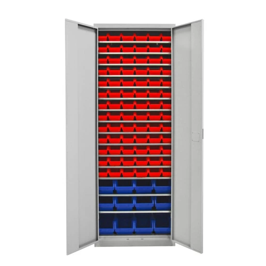 Bestpreis 🌟 ADB Werkzeugschrank Aus Stahl Mit 15 Fachböden Und 90 Sichtlagerkästen 💯 1 Bestpreis 🌟 ADB Werkzeugschrank Aus Stahl Mit 15 Fachböden Und 90 Sichtlagerkästen 💯