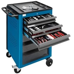 Budget 🔔 ADB Werkstattwagen 'Basic' In Verschiedenen Ausführungen, Bis Zu 9 Schubladen, Optional Mit 115 Tlg. Werkzeugsatz, Farbe:Enzianblau (RAL 5010), Anzahl Schubladen:6 (inkl. 115 Tlg. Werkzeugsatz) ✨ -Günstiges Adb Geschäft unnamed file 1300