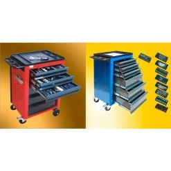 Budget 🔔 ADB Werkstattwagen 'Basic' In Verschiedenen Ausführungen, Bis Zu 9 Schubladen, Optional Mit 115 Tlg. Werkzeugsatz, Farbe:Enzianblau (RAL 5010), Anzahl Schubladen:6 (inkl. 115 Tlg. Werkzeugsatz) ✨ -Günstiges Adb Geschäft unnamed file 1301