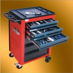 Budget 🔔 ADB Werkstattwagen 'Basic' In Verschiedenen Ausführungen, Bis Zu 9 Schubladen, Optional Mit 115 Tlg. Werkzeugsatz, Farbe:Enzianblau (RAL 5010), Anzahl Schubladen:6 (inkl. 115 Tlg. Werkzeugsatz) ✨ -Günstiges Adb Geschäft unnamed file 1305