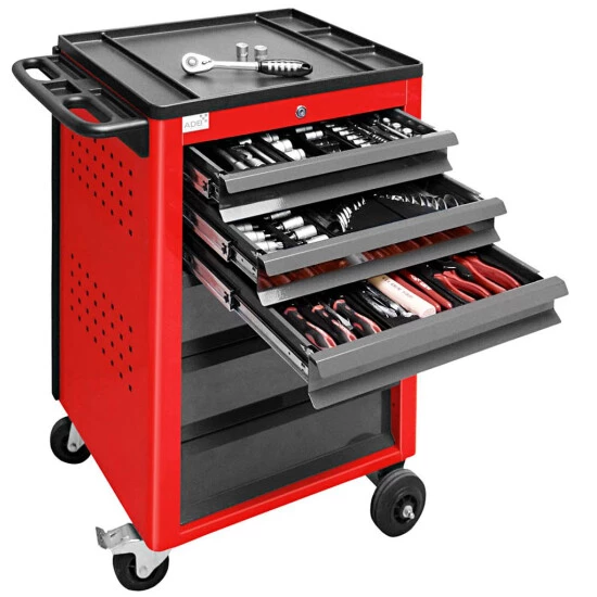 Angebote 🎉 ADB Werkstattwagen 'Basic' In Verschiedenen Ausführungen, Bis Zu 9 Schubladen, Optional Mit 115 Tlg. Werkzeugsatz, Farbe:Verkehrsrot (RAL 3020), Anzahl Schubladen:6 (inkl. 115 Tlg. Werkzeugsatz) ⭐ 10 Angebote 🎉 ADB Werkstattwagen 'Basic' In Verschiedenen Ausführungen, Bis Zu 9 Schubladen, Optional Mit 115 Tlg. Werkzeugsatz, Farbe:Verkehrsrot (RAL 3020), Anzahl Schubladen:6 (inkl. 115 Tlg. Werkzeugsatz) ⭐ – Bild 10