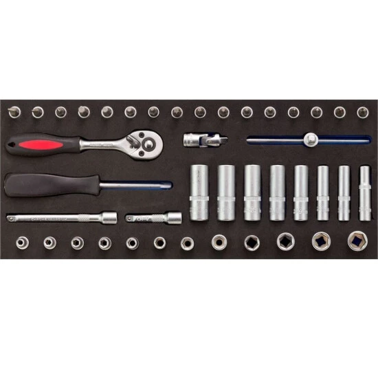 Bestpreis ❤️ ADB Steckschlüssel-Garnitur 1/4 Zoll, 42-teilig, Ideal Für ADB Werkstattwagen 🔥 7 Bestpreis ❤️ ADB Steckschlüssel-Garnitur 1/4 Zoll, 42-teilig, Ideal Für ADB Werkstattwagen 🔥 – Bild 7