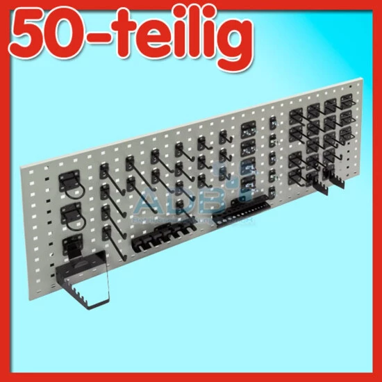 Billig 😉 ADB Werkzeugwand Lochwand Hakensatz/Werkzeughalter 50 Tlg. RAL 9005 🎁 3 Billig 😉 ADB Werkzeugwand Lochwand Hakensatz/Werkzeughalter 50 Tlg. RAL 9005 🎁 – Bild 3