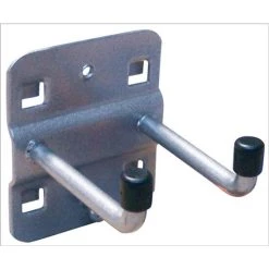 Brandneu ⌛ ADB Werkzeugwand Lochwand Werkzeughalter Länge 150mm Doppelt Hakenende Senkrecht 💯