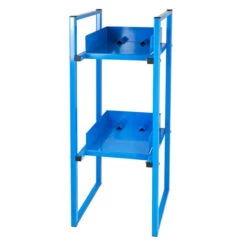 Neu 🧨 ADB Fassregal Für 2x 30 Oder 60 Liter Fässer, Lichtblau RAL 5012 😀