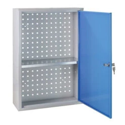 Bestes Angebot ⌛ ADB Werkzeugwandschrank Mit 1 Tür, 1 Fachboden, Blau 🎁 -Günstiges Adb Geschäft unnamed file 197