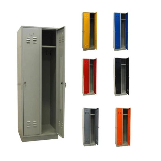 Rabatt ❤️ ADB Spind / Umkleideschrank Aus Stahl In Verschiedenen Farben, 2-türig, Farbe:grau/gelb 🤩 6 Rabatt ❤️ ADB Spind / Umkleideschrank Aus Stahl In Verschiedenen Farben, 2-türig, Farbe:grau/gelb 🤩 – Bild 6