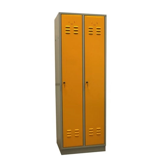 Rabatt ❤️ ADB Spind / Umkleideschrank Aus Stahl In Verschiedenen Farben, 2-türig, Farbe:grau/gelb 🤩 9 Rabatt ❤️ ADB Spind / Umkleideschrank Aus Stahl In Verschiedenen Farben, 2-türig, Farbe:grau/gelb 🤩 – Bild 9