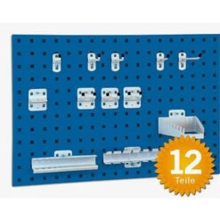 Auslauf 👍 ADB Werkzeughalter Für Lochwand Haken-Set 12-teilig Weißaluminium 🛒