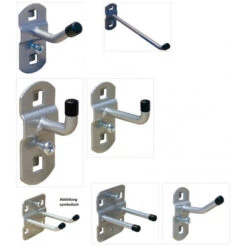 Blitzangebot 💯 ADB Werkzeugwand Lochwand Werkzeughalter Mit Schrägem Hakenende 75mm Doppelt 💯