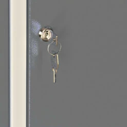 Aktion ❤️ ADB Spind / Umkleideschrank Aus Stahl In Verschiedenen Farben, 2-türig, Farbe:grau/grau 🔔 -Günstiges Adb Geschäft unnamed file 4