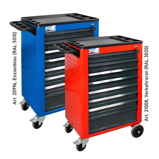 Rabatt 🤩 ADB Werkstattwagen 'Basic' In Verschiedenen Ausführungen, Bis Zu 9 Schubladen, Optional Mit 115 Tlg. Werkzeugsatz, Farbe:Verkehrsrot (RAL 3020), Anzahl Schubladen:8 ✨ 7 Rabatt 🤩 ADB Werkstattwagen 'Basic' In Verschiedenen Ausführungen, Bis Zu 9 Schubladen, Optional Mit 115 Tlg. Werkzeugsatz, Farbe:Verkehrsrot (RAL 3020), Anzahl Schubladen:8 ✨ – Bild 7