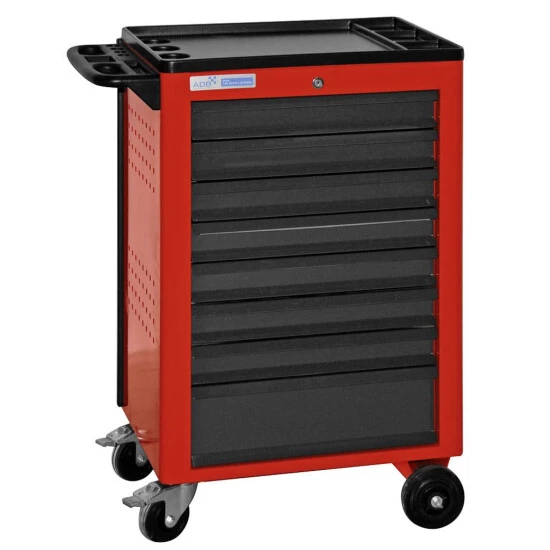 Rabatt 🤩 ADB Werkstattwagen 'Basic' In Verschiedenen Ausführungen, Bis Zu 9 Schubladen, Optional Mit 115 Tlg. Werkzeugsatz, Farbe:Verkehrsrot (RAL 3020), Anzahl Schubladen:8 ✨ 12 Rabatt 🤩 ADB Werkstattwagen 'Basic' In Verschiedenen Ausführungen, Bis Zu 9 Schubladen, Optional Mit 115 Tlg. Werkzeugsatz, Farbe:Verkehrsrot (RAL 3020), Anzahl Schubladen:8 ✨ – Bild 12