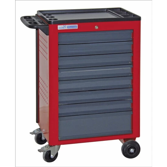 Rabatt 🤩 ADB Werkstattwagen 'Basic' In Verschiedenen Ausführungen, Bis Zu 9 Schubladen, Optional Mit 115 Tlg. Werkzeugsatz, Farbe:Verkehrsrot (RAL 3020), Anzahl Schubladen:8 ✨ 13 Rabatt 🤩 ADB Werkstattwagen 'Basic' In Verschiedenen Ausführungen, Bis Zu 9 Schubladen, Optional Mit 115 Tlg. Werkzeugsatz, Farbe:Verkehrsrot (RAL 3020), Anzahl Schubladen:8 ✨ – Bild 13