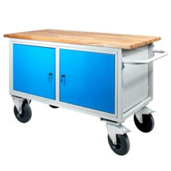 Bestes Angebot 🌟 ADB Mobile Werkbank Aus Stahl Mit Massiver Buchenplatte Und 4 Rädern Auswahl, Modellvariante:Mit 2 Türen 🌟 -Günstiges Adb Geschäft unnamed file 469