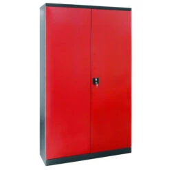 Top 10 👏 ADB Stahlschrank XL-B (BxHxT) 1100 X 1920 X 380 In Verschiedenen Farben, Farbe:anthrazitgrau/feuerrot 🎁