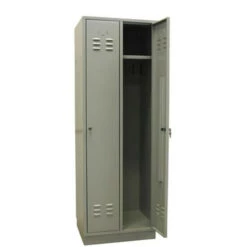 Aktion ❤️ ADB Spind / Umkleideschrank Aus Stahl In Verschiedenen Farben, 2-türig, Farbe:grau/grau 🔔 -Günstiges Adb Geschäft unnamed file 5