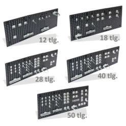 Blitzangebot ❤️ ADB Werkzeugwand Lochwand Hakensatz/Werkzeughalter 40 Tlg. RAL 9006 ❤️