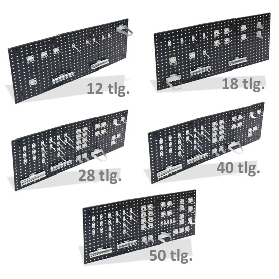 Blitzangebot ❤️ ADB Werkzeugwand Lochwand Hakensatz/Werkzeughalter 40 Tlg. RAL 9006 ❤️ 1 Blitzangebot ❤️ ADB Werkzeugwand Lochwand Hakensatz/Werkzeughalter 40 Tlg. RAL 9006 ❤️