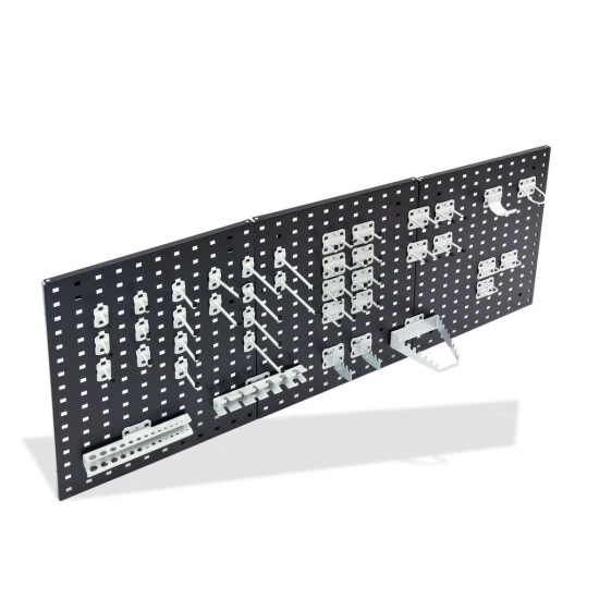 Blitzangebot ❤️ ADB Werkzeugwand Lochwand Hakensatz/Werkzeughalter 40 Tlg. RAL 9006 ❤️ 2 Blitzangebot ❤️ ADB Werkzeugwand Lochwand Hakensatz/Werkzeughalter 40 Tlg. RAL 9006 ❤️ – Bild 2