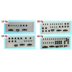 Blitzangebot 🔔 ADB Werkzeugwand Lochwand Hakensatz/Werkzeughalter 40 Tlg. RAL 9005 ❤️