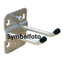 Bester Verkauf 🛒 ADB Werkzeugwand Lochwand Werkzeughalter Mit Schrägem Hakenende 200mm Doppelt 🥰