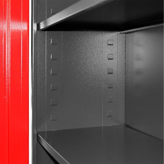 Auslauf 🔥 ADB Stahlschrank XL-T (BxHxT) 780 X 1920 X 580 Mm In Verschiedenen Farben, Farbe:anthrazitgrau/feuerrot 🔔 6 Auslauf 🔥 ADB Stahlschrank XL-T (BxHxT) 780 X 1920 X 580 Mm In Verschiedenen Farben, Farbe:anthrazitgrau/feuerrot 🔔 – Bild 6