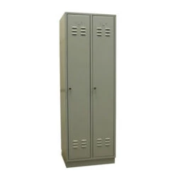 Aktion ❤️ ADB Spind / Umkleideschrank Aus Stahl In Verschiedenen Farben, 2-türig, Farbe:grau/grau 🔔 -Günstiges Adb Geschäft unnamed file 6