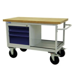 Coupon 😀 ADB Mobile Werkbank Aus Stahl Mit Massiver Buchenplatte Und 4 Rädern Auswahl, Modellvariante:Mit 3 Schubladen Und 1 Ablageboden ⌛ -Günstiges Adb Geschäft unnamed file 616