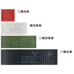 Coupon 😍 ADB Schlitzplatte LxB = 1177mm X 456mm Verkehrsrot 🔔