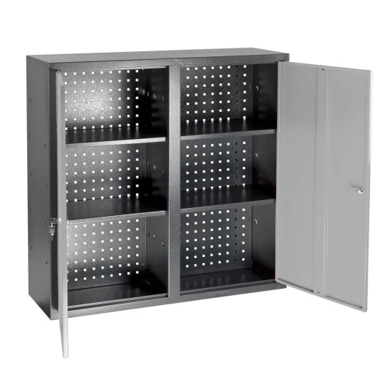 Schlussverkauf 🌟 ADB Wandschrank, 2-türig, 100 X 100 Cm (B X H) Mit 4 Höhenverstellbaren Fachböden ⭐ 2 Schlussverkauf 🌟 ADB Wandschrank, 2-türig, 100 X 100 Cm (B X H) Mit 4 Höhenverstellbaren Fachböden ⭐ – Bild 2