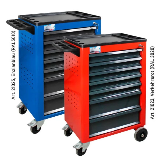 Am billigsten 😍 ADB Werkstattwagen 'Basic' In Verschiedenen Ausführungen, Bis Zu 9 Schubladen, Optional Mit 115 Tlg. Werkzeugsatz, Farbe:Enzianblau (RAL 5010), Anzahl Schubladen:7 👏 7 Am billigsten 😍 ADB Werkstattwagen 'Basic' In Verschiedenen Ausführungen, Bis Zu 9 Schubladen, Optional Mit 115 Tlg. Werkzeugsatz, Farbe:Enzianblau (RAL 5010), Anzahl Schubladen:7 👏 – Bild 7