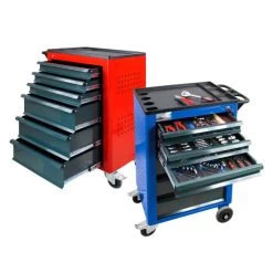 Budget 😉 ADB Werkstattwagen 'Basic' In Verschiedenen Ausführungen, Bis Zu 9 Schubladen, Optional Mit 115 Tlg. Werkzeugsatz, Farbe:Enzianblau (RAL 5010), Anzahl Schubladen:8 ⭐ -Günstiges Adb Geschäft unnamed file 845