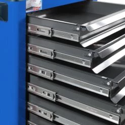 Budget 😉 ADB Werkstattwagen 'Basic' In Verschiedenen Ausführungen, Bis Zu 9 Schubladen, Optional Mit 115 Tlg. Werkzeugsatz, Farbe:Enzianblau (RAL 5010), Anzahl Schubladen:8 ⭐ -Günstiges Adb Geschäft unnamed file 852