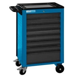 Budget 😉 ADB Werkstattwagen 'Basic' In Verschiedenen Ausführungen, Bis Zu 9 Schubladen, Optional Mit 115 Tlg. Werkzeugsatz, Farbe:Enzianblau (RAL 5010), Anzahl Schubladen:8 ⭐ -Günstiges Adb Geschäft unnamed file 853