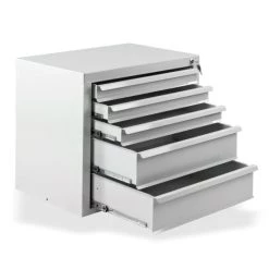 Blitzangebot ⭐ ADB Schubladenschrank MAMMUT, 5 Schubladen Mit Vollauszug, 70 X 60 Cm (B X H), In Verschiedenen Farben, Farbe:lichtgrau ✔️ -Günstiges Adb Geschäft unnamed file 886