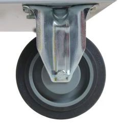 Auslauf 🔥 ADB Rollwagen Mit 4 Schlitzplatten Und Sichtlagerkästen, Höhenverstellbar, Mit 2 Lenkrollen Und Bremsen Lichtgrau (RAL7035) ❤️ -Günstiges Adb Geschäft unnamed file 921