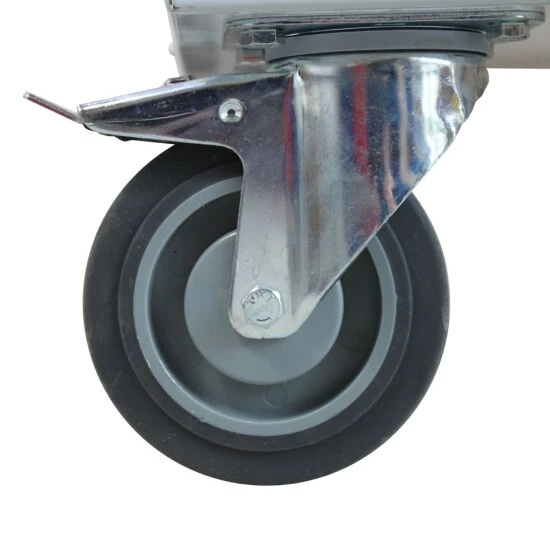 Besorgen 😉 ADB Rollwagen Mit 4 Schlitzplatten, Höhenverstellbar, Mit 2 Lenkrollen Und Bremsen Lichtgrau (RAL7035) 🎁 3 Besorgen 😉 ADB Rollwagen Mit 4 Schlitzplatten, Höhenverstellbar, Mit 2 Lenkrollen Und Bremsen Lichtgrau (RAL7035) 🎁 – Bild 3